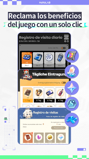 Captura de pantalla de HoYoLAB