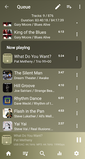 Captura de pantalla de Reproductor de audio USB PRO