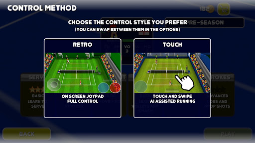 Captura de pantalla de Tennis Champs Returns