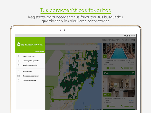 Captura de pantalla de Apartamentos.com | Alquileres
