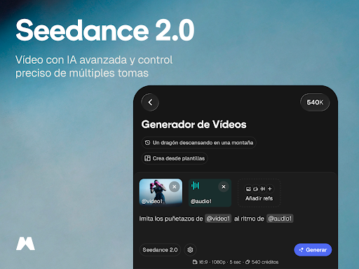 Captura de pantalla de Magnific: Vídeo e Imagen IA