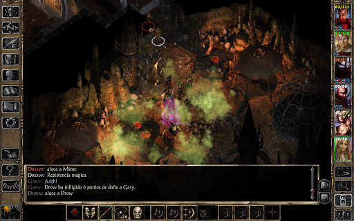 Captura de pantalla de Baldur's Gate II