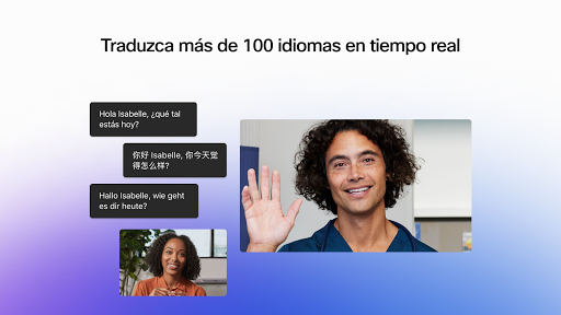 Captura de pantalla de Webex