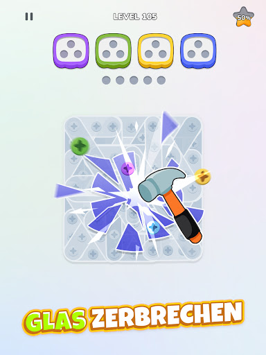 Unscrew Nuts Sort: Pin Puzzle Screenshot