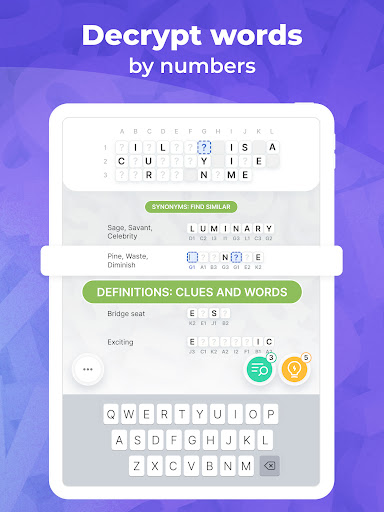 Captura de pantalla de Acrostics－Cross Word Puzzles