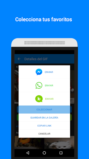 Captura de pantalla de Tenor GIF Keyboard