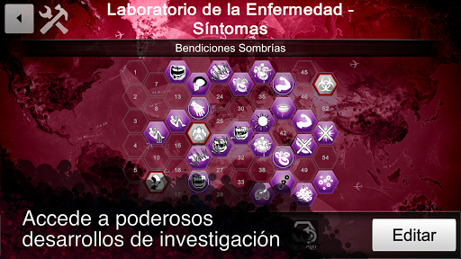 Captura de pantalla de Plague Inc Editor de Escenario