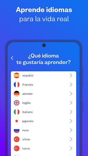Captura de pantalla de Busuu: Aprende idiomas
