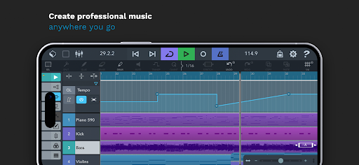 Captura de pantalla de Cubasis 3 - DAW & Music Studio