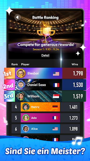 Rhythm Rush Lite-klavierspiele Screenshot