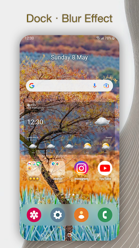 Captura de pantalla de DNA Launcher ‧ Home Screen