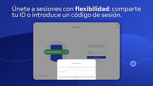 Captura de pantalla de TeamViewer QuickSupport