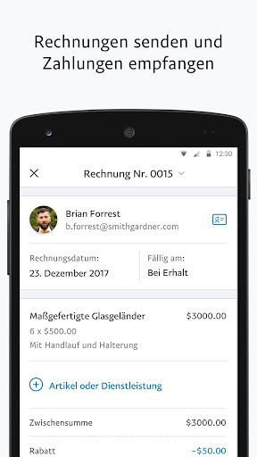 PayPal Business Screenshot