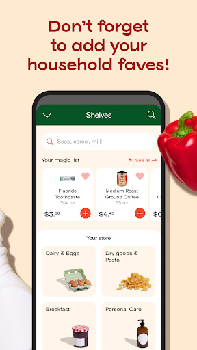 Captura de pantalla de Jow - easy recipes & groceries