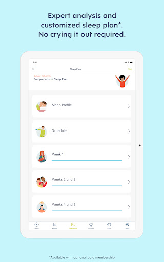 Captura de pantalla de Huckleberry: Smart Baby Care