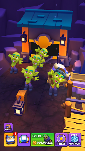 Captura de pantalla de Gold and Goblins: Idle Merger