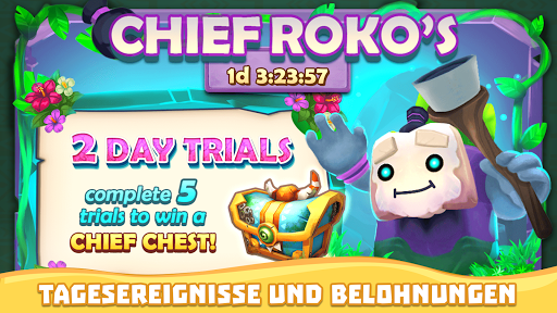 Tiki Solitaire TriPeaks Screenshot