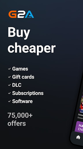 Captura de pantalla de G2A