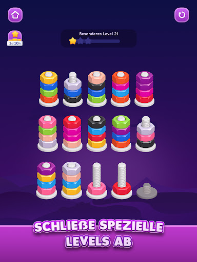Nut Sort: Color Sorting Game Screenshot