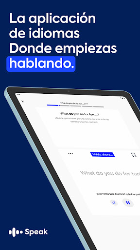 Captura de pantalla de Speak - Aprende inglés