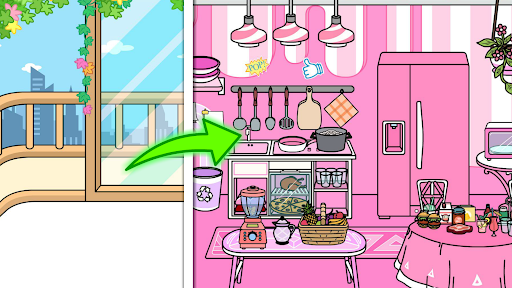 Tizi Town - Pink Home Decor screenshot