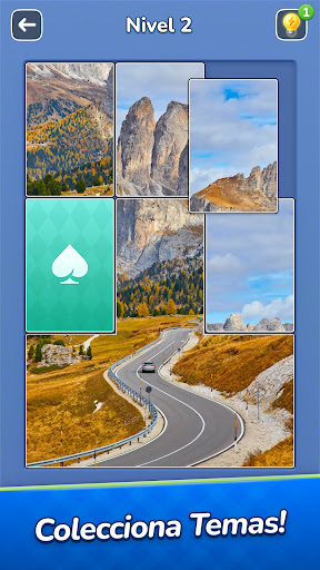 Captura de pantalla de Jigsawcard Solitaire Puzzle