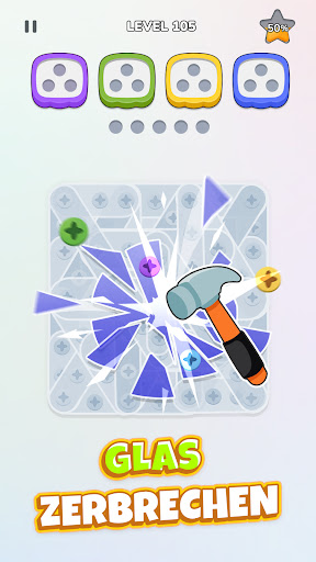 Unscrew Nuts Sort: Pin Puzzle Screenshot
