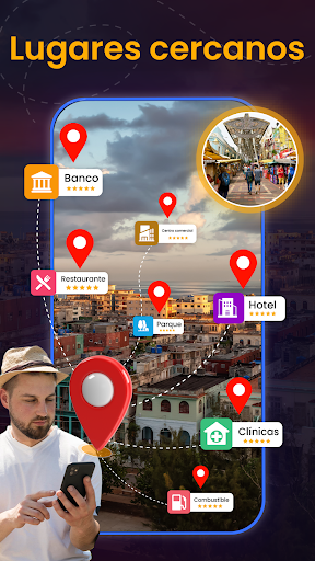Captura de pantalla de Tierra Mapa Radares Navegación
