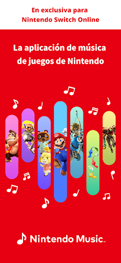 Captura de pantalla de Nintendo Music