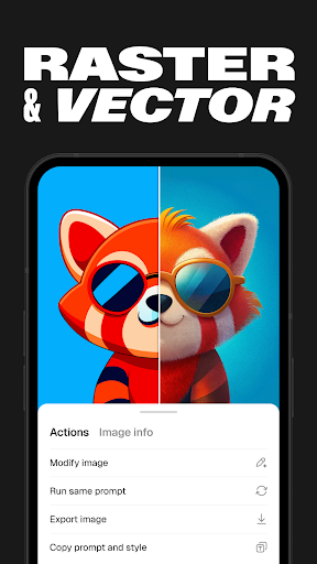 Captura de pantalla de Recraft: AI Images and Videos