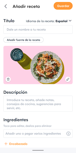 Captura de pantalla de Samsung Food: Plan de comidas