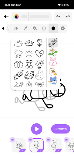Captura de pantalla de Draw Animation - Anim Creator