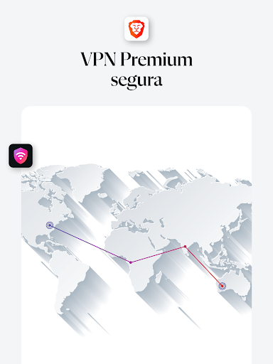 Captura de pantalla de Navegador web privado Brave