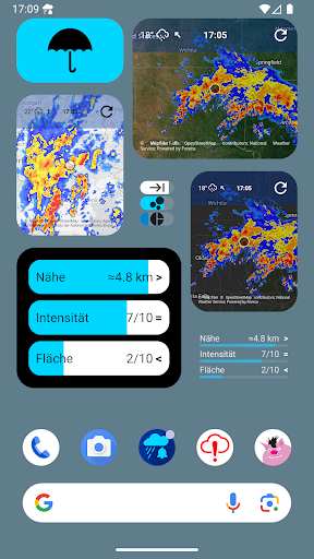 Regen-Alarm (Rain Alarm) Screenshot