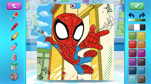 Captura de pantalla de Marvel HQ: Kids Super Hero Fun