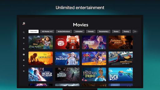 Disney+ screenshot