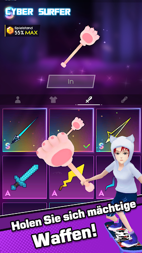 Cyber Surfer : Musik-Abenteuer Screenshot