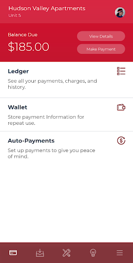 Resident Portal Screenshot