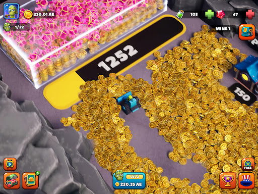 Captura de pantalla de Idle Zombie Miner: Gold Tycoon