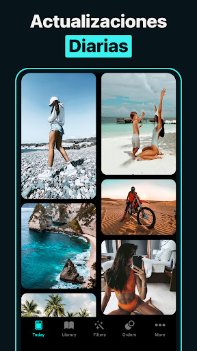 Captura de pantalla de Presets para Lightroom — FLTR