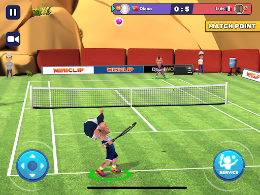 Captura de pantalla de Mini Tennis