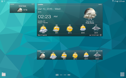 Captura de pantalla de Tiempo & Reloj Widget