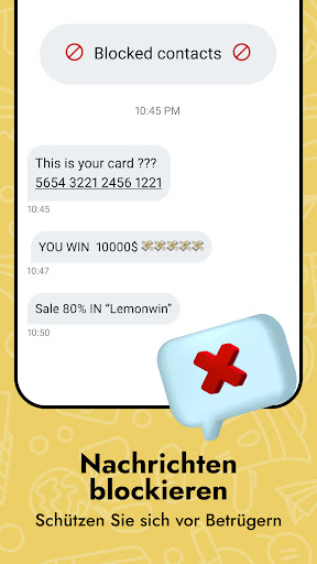 Nachrichten - SMS Empfangen Screenshot