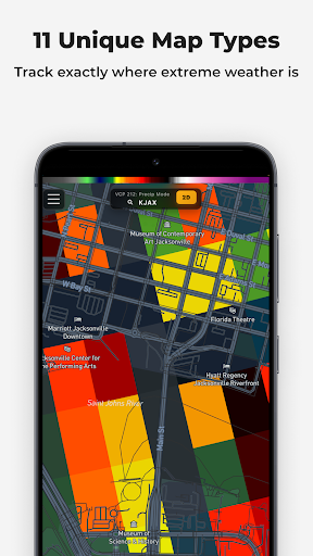 Captura de pantalla de RadarOmega: Doppler Radar App