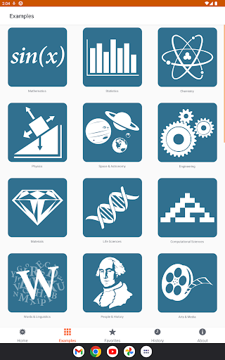 Captura de pantalla de WolframAlpha Classic