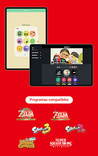 Captura de pantalla de Nintendo Switch App