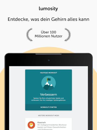 Lumosity: Gehirnspiele Screenshot