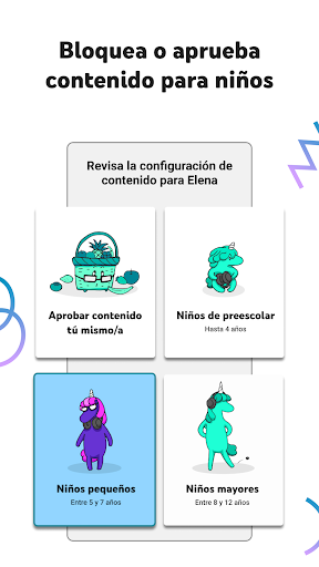 Captura de pantalla de YouTube Kids