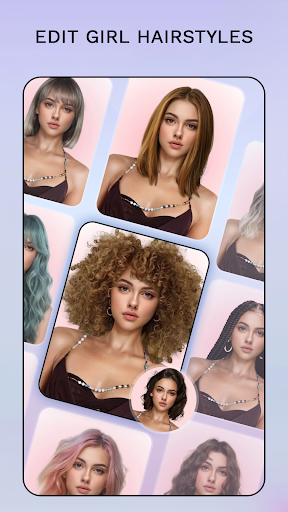 Captura de pantalla de Hair Color Changer: Hairstyles