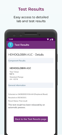 MyUPMC screenshot